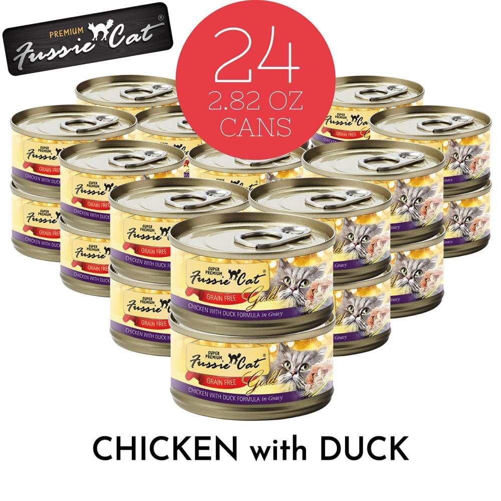 Fussie Cat Super Premium Grain Free Chicken with Duck in Gravy Canned