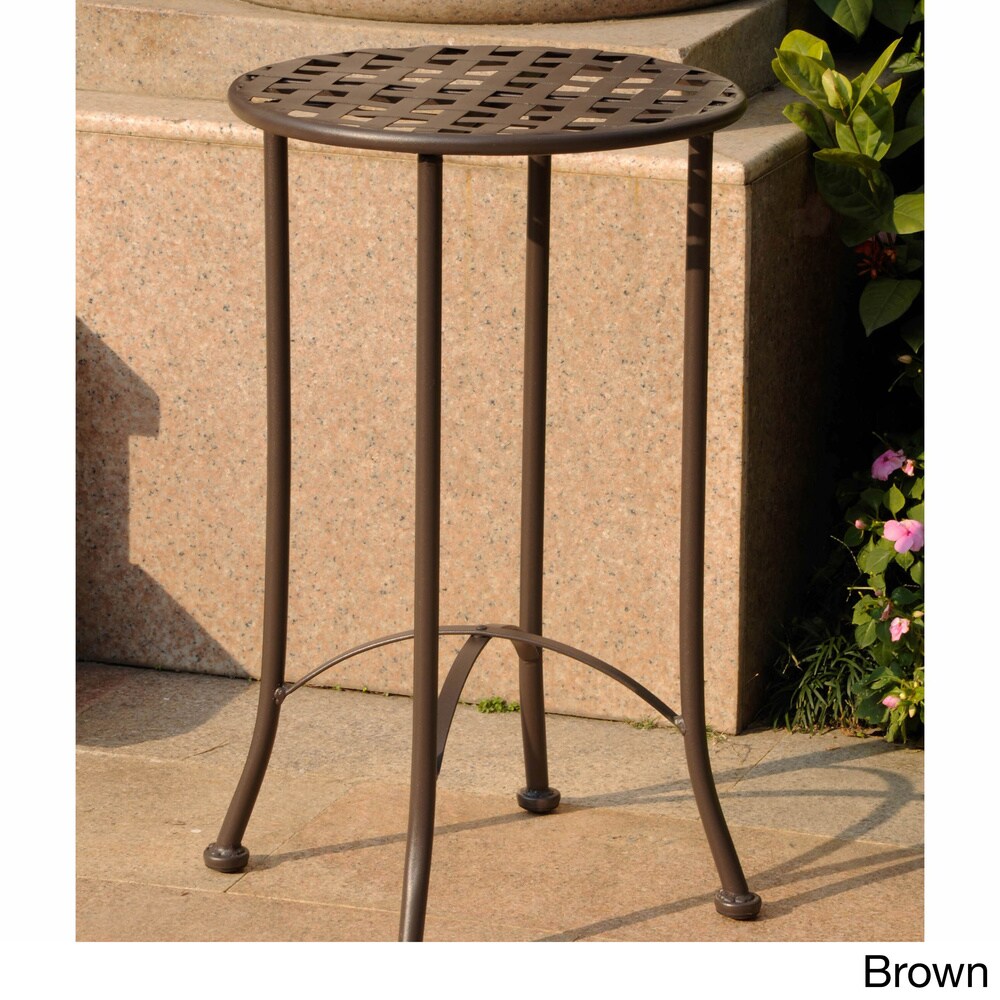 International Caravan Mandalay 16 inch Patio Side Table