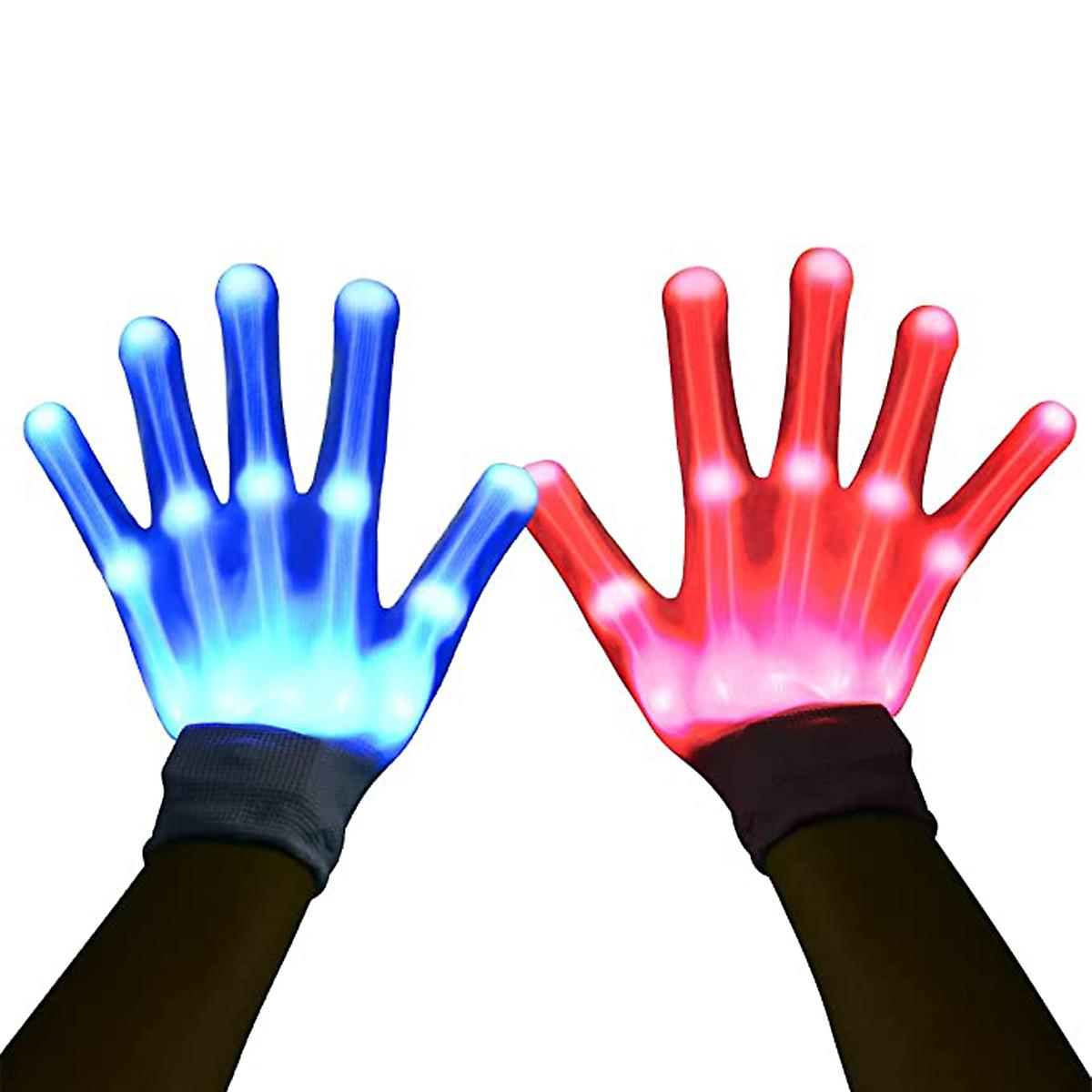 12 Colors Changeable Led Gloves， Cool Fun Toys For 5-12 Year Old Boys Girls