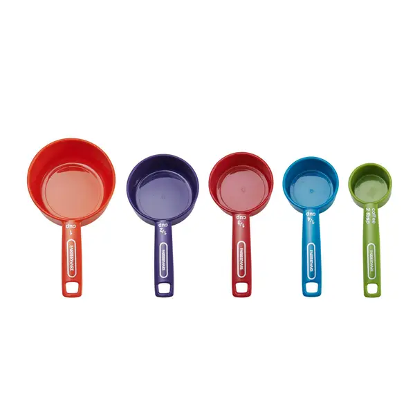 Farberware 5-Piece Set Professional Plastic Measuring Cups with Coffee Scoop