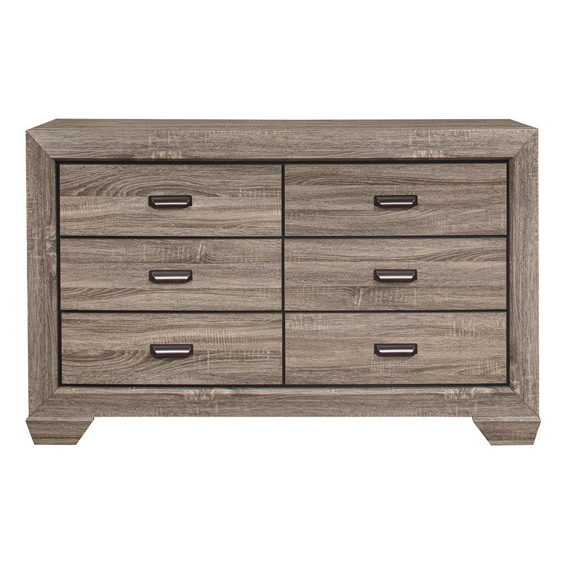 Homelegance 1904-5 Beechnut Collection Dresser- Light Elm - 59 x 16.5 x 36.75 in.