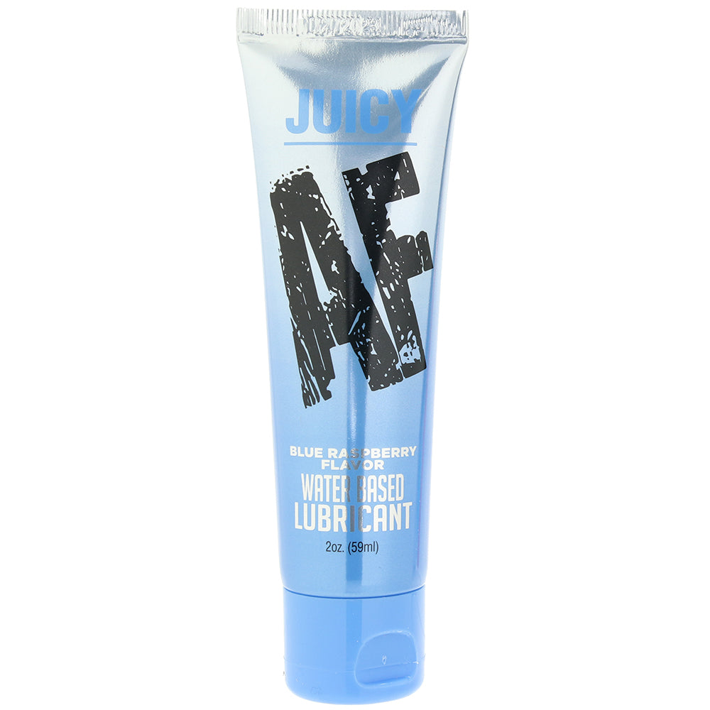 Juicy AF Water Based Gel Lube 2oz/59ml in Blue Raspberry