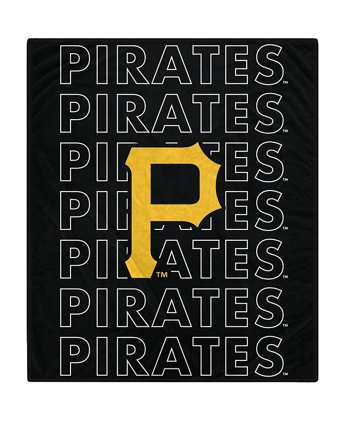 Pegasus Home Fashions Pittsburgh Pirates 60 x 70 Echo Wordmark Plush Blanket