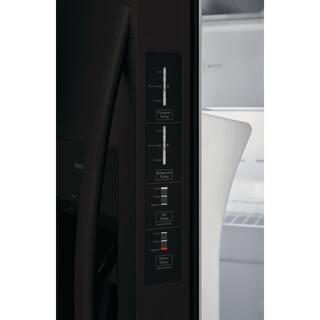 Frigidaire 22.3 cu. ft. 33 in. Side by Side Refrigerator in Black Standard Depth FRSS2323AB