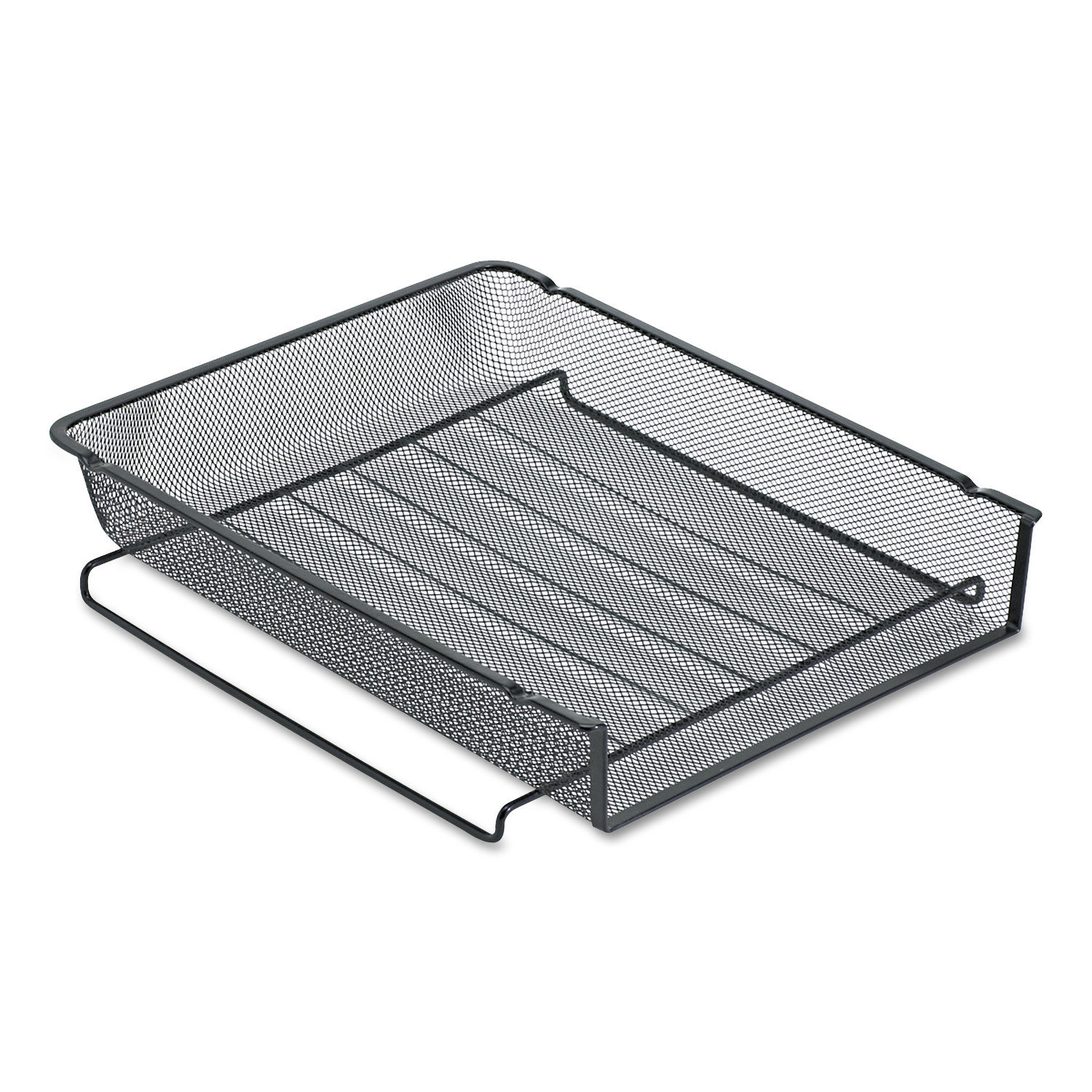 Mesh Stackable Front Load Tray by Rolodexandtrade; ROL22211ELD