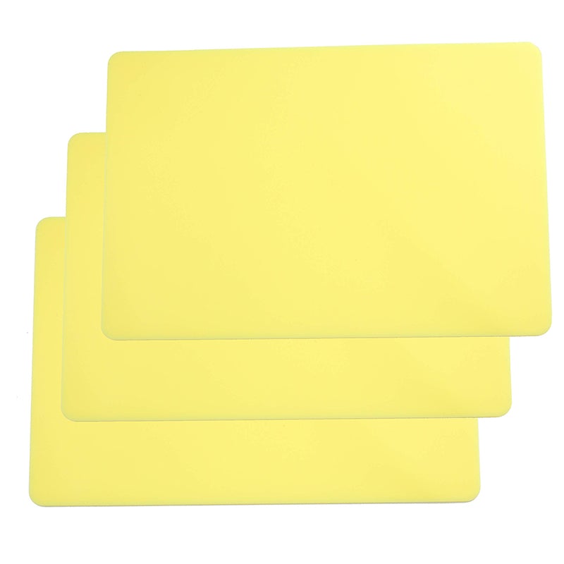 Bluerockt Blank Double Sides Tattoo Practice Artificial Skin Pads 3 Sheets 7.6 x 11.6 3mm