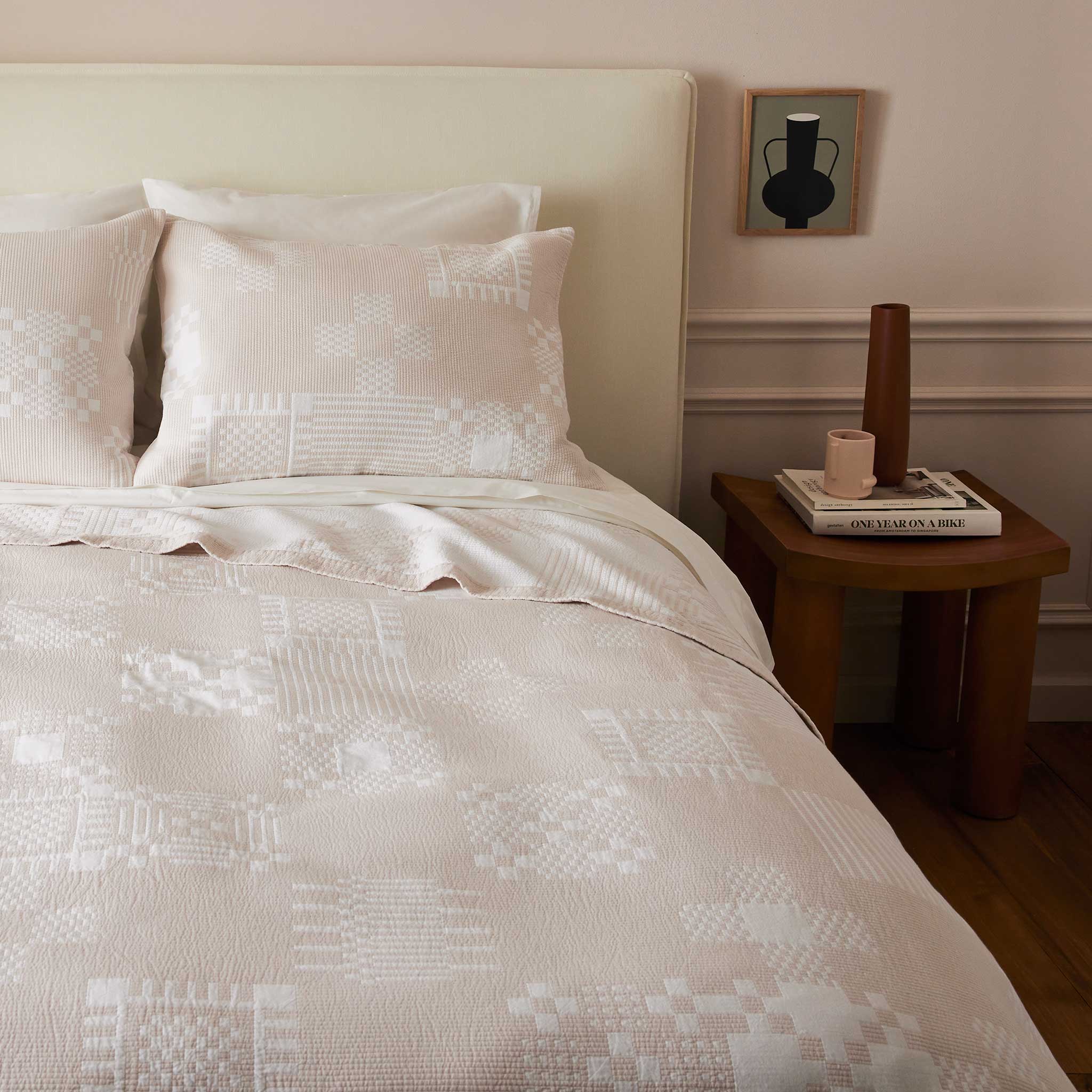 Cotton Matelasse Coverlet - Last Call