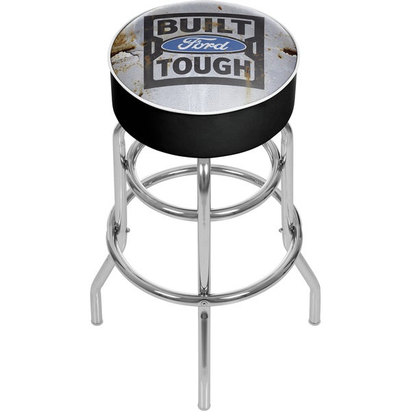 Ford Padded Swivel Bar Stool - Built Ford Tough