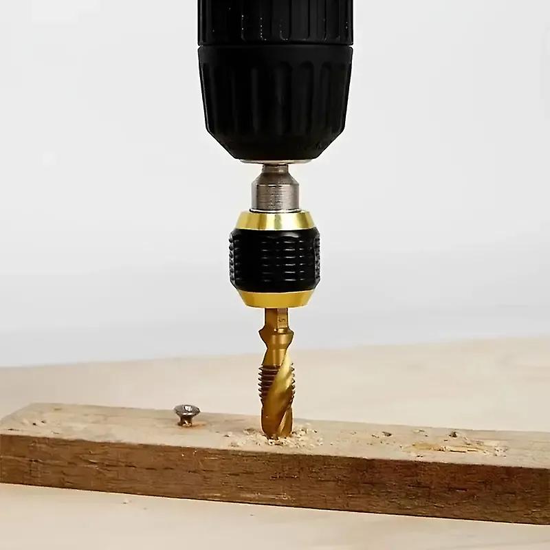 Quick-release Hexagon Drill Bit Coupling Quick Connect Rod Drill Bit Extension W12679468