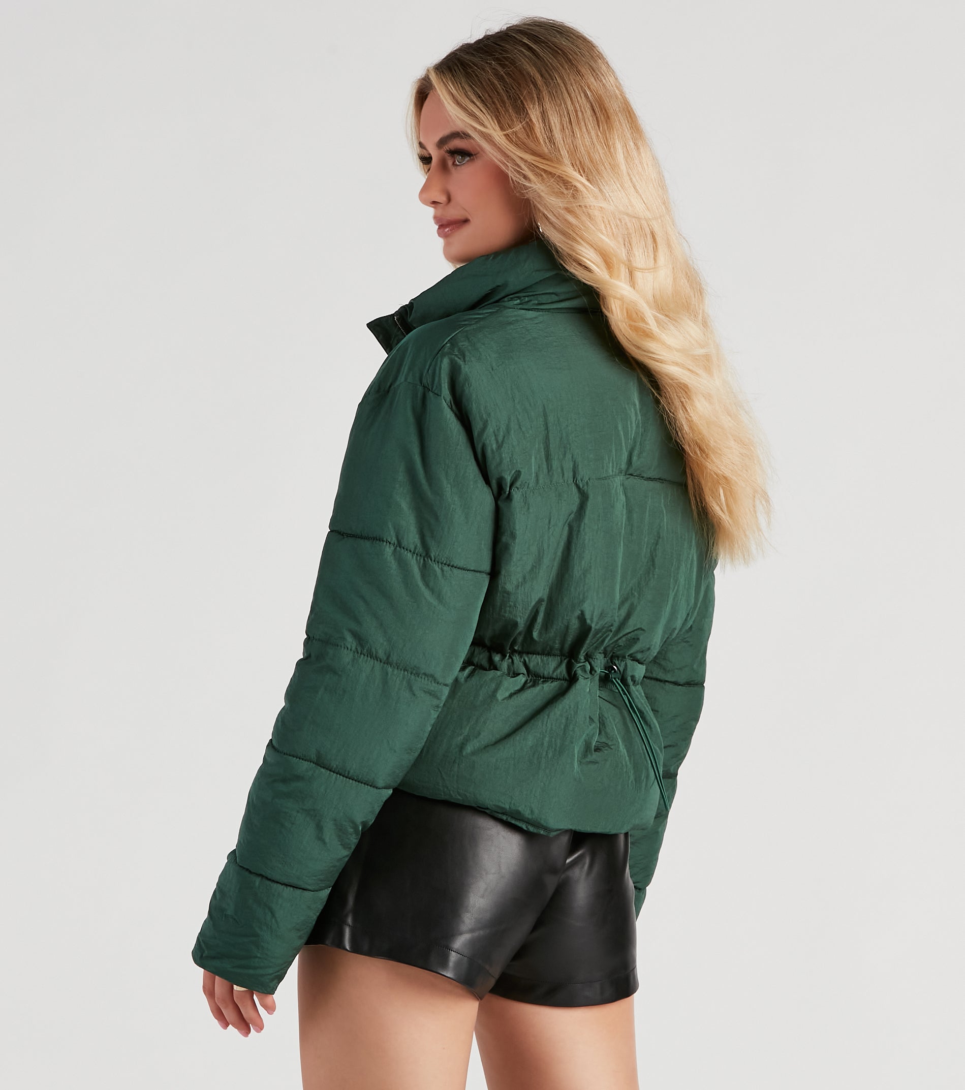 Your Favorite Puffer Crop Jacket