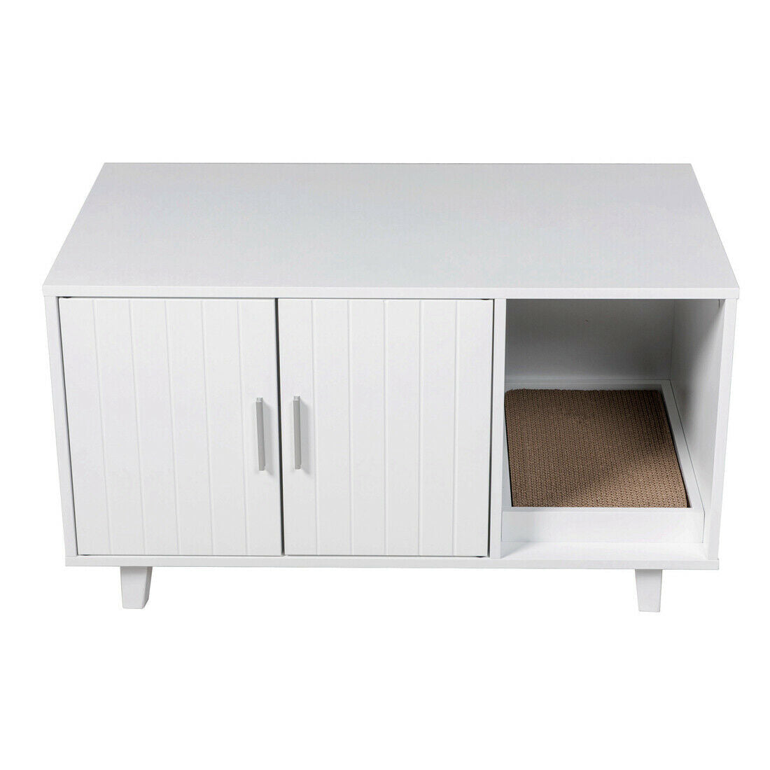 Modern Pet Crate Cat Washroom Hidden Litter Box Enclosure House Table