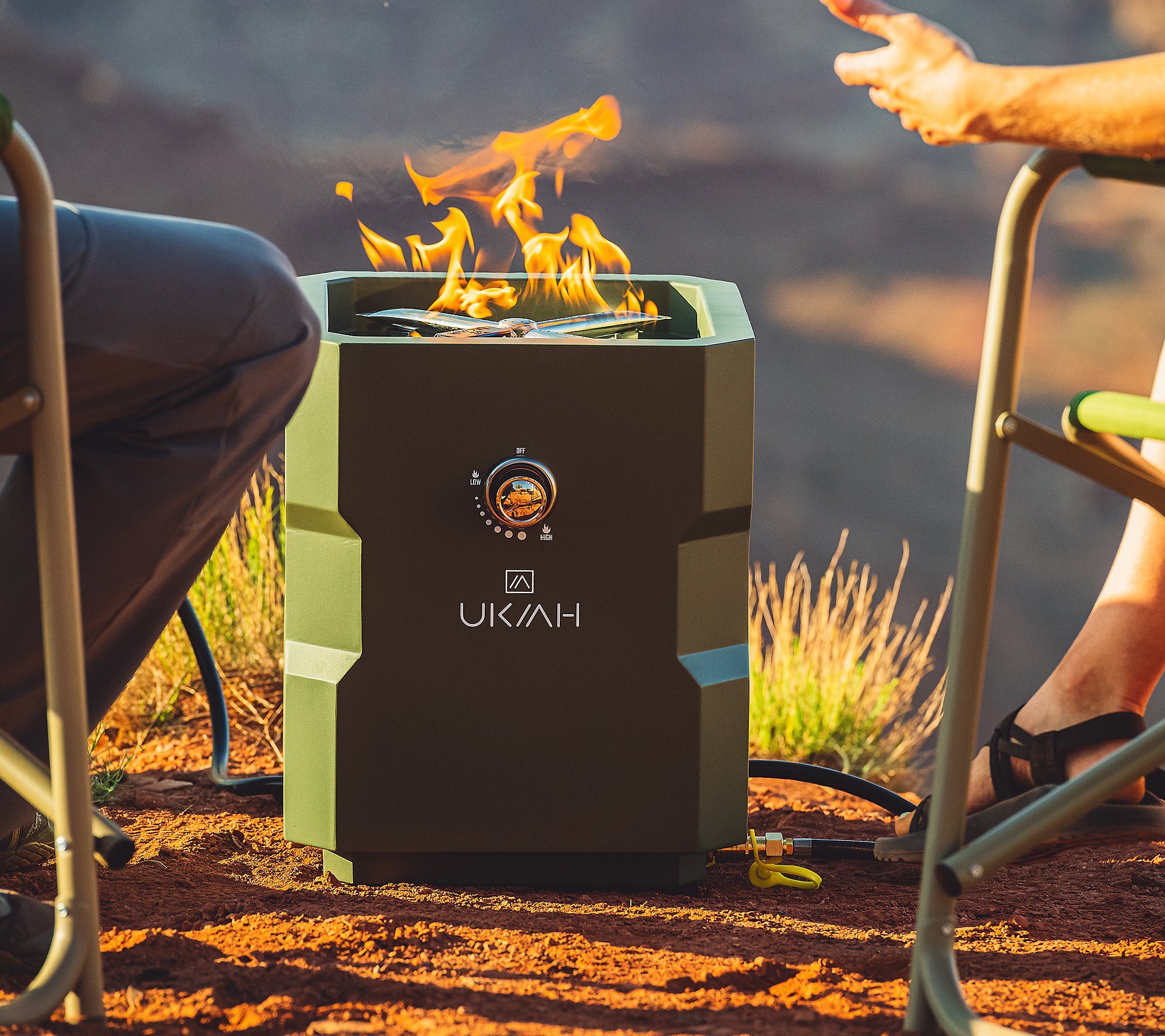 Ukiah Tailgater X Portable Propane Fire Pit