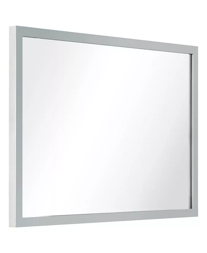 Empire Art Direct Contempo Polished Stainless Steel Rectangular Wall Mirror  20 x 30