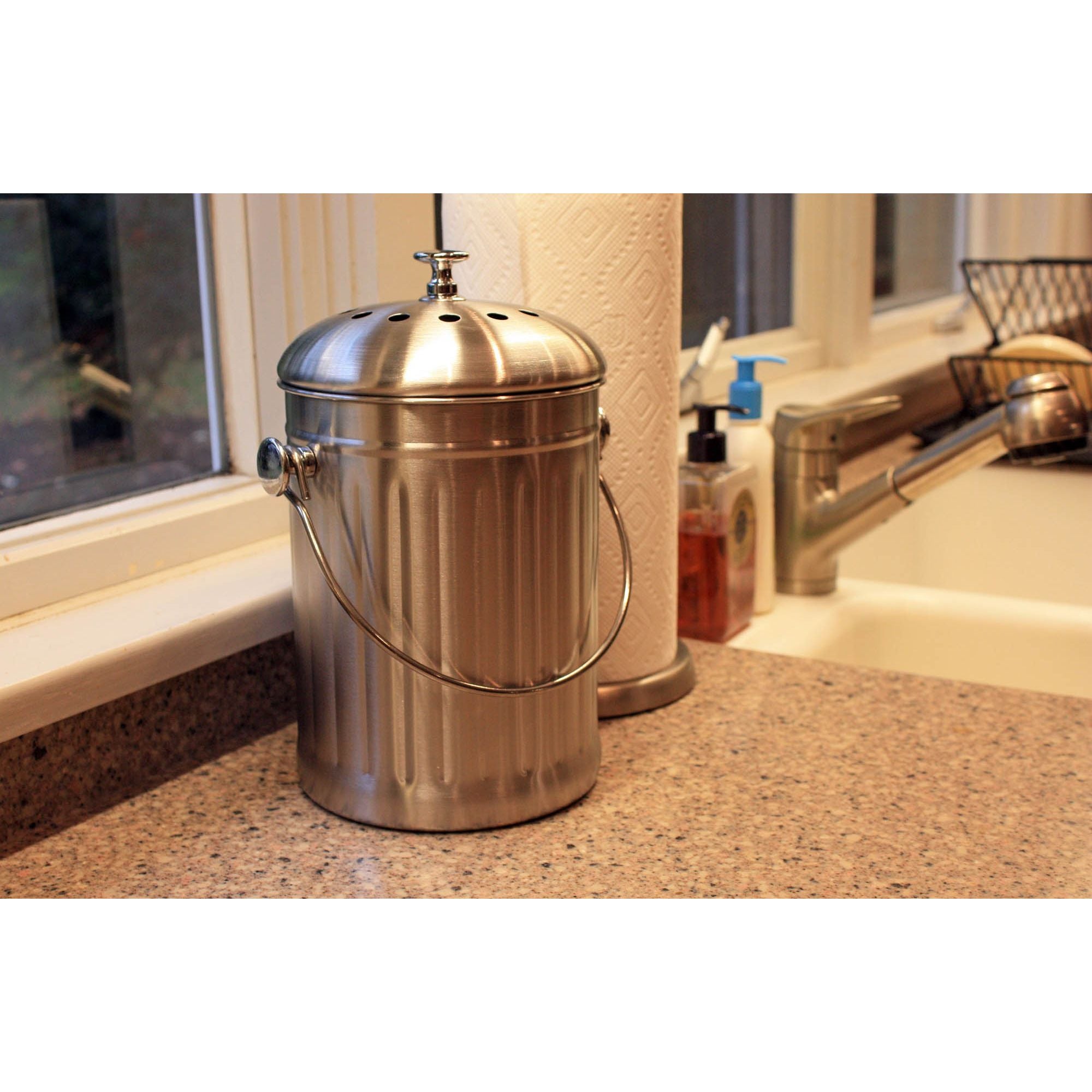 Good Ideas Kitchen Accents - Stainless Steel Kitchen Composter