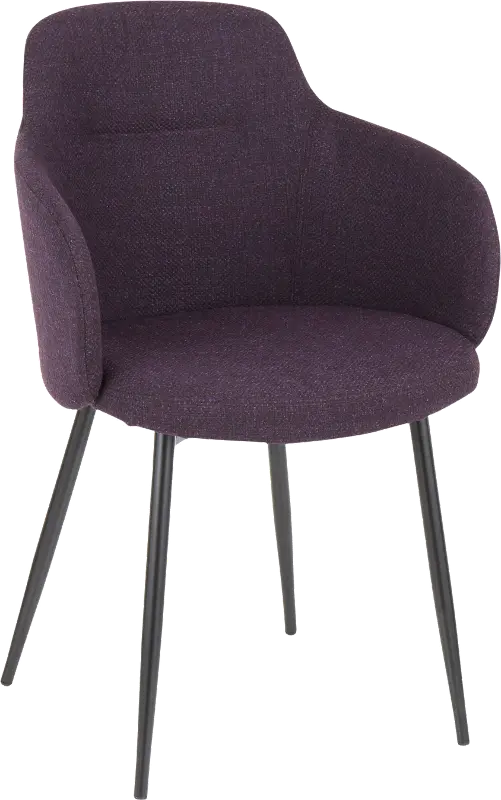 Boyne Purple Upholstered Dining Room Chair