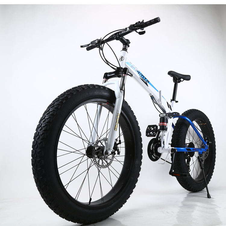 2023 Factory outlet   folding frame  Big Tire Fat Bike Cheap Snow Bicycle for Sale 21 Speed Gears Carbon Fat Bikecomfortable saddle