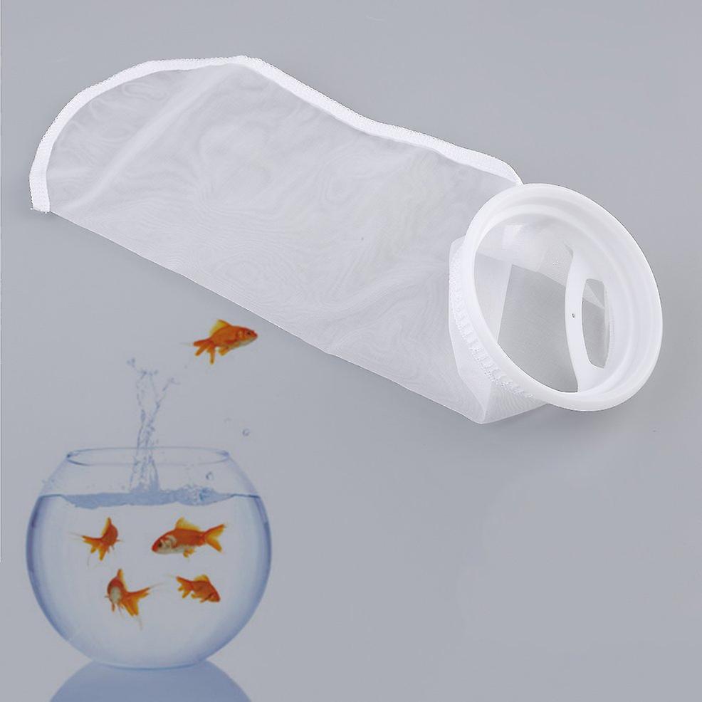 4 Pcs Aquarium Filter Sock 4 X 13 Inch Ring Bag 200 Micron Fish Tank Mesh Bag