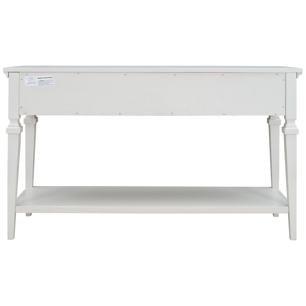 Console Table with Three Top Drawers