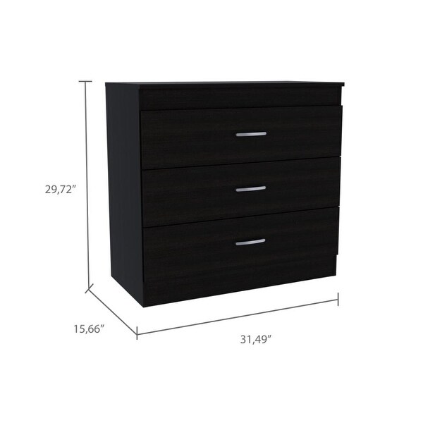 Minimalist Style 3-Drawers Dresser Chests for Bedroom， Modern Storage Dressers Organizer for Living Room， Hallway - - 37828144