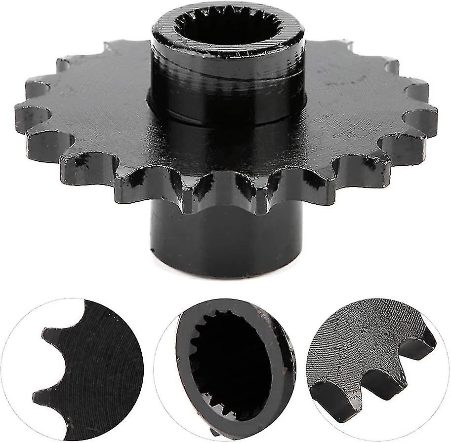 Chain Gear Sprocket Teeth Front Exit Gear (black) (1pcs)