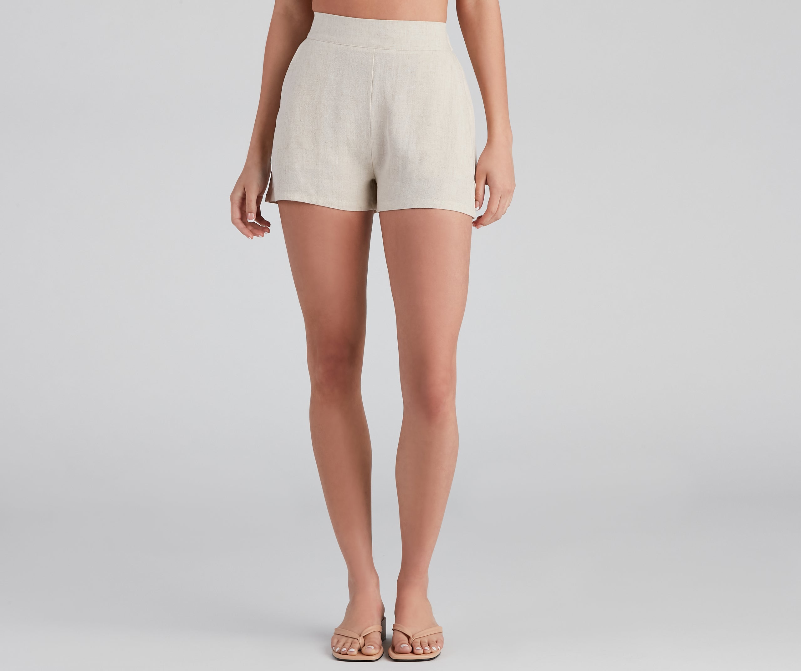 Casual And Chic Linen Shorts