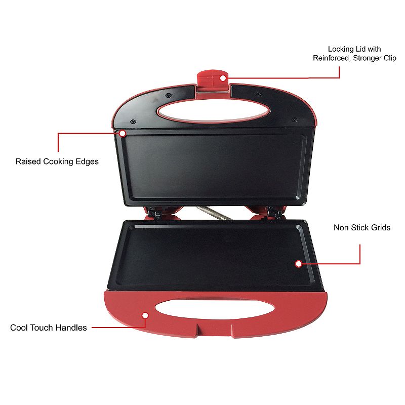 Flat Grill Sandwich Maker