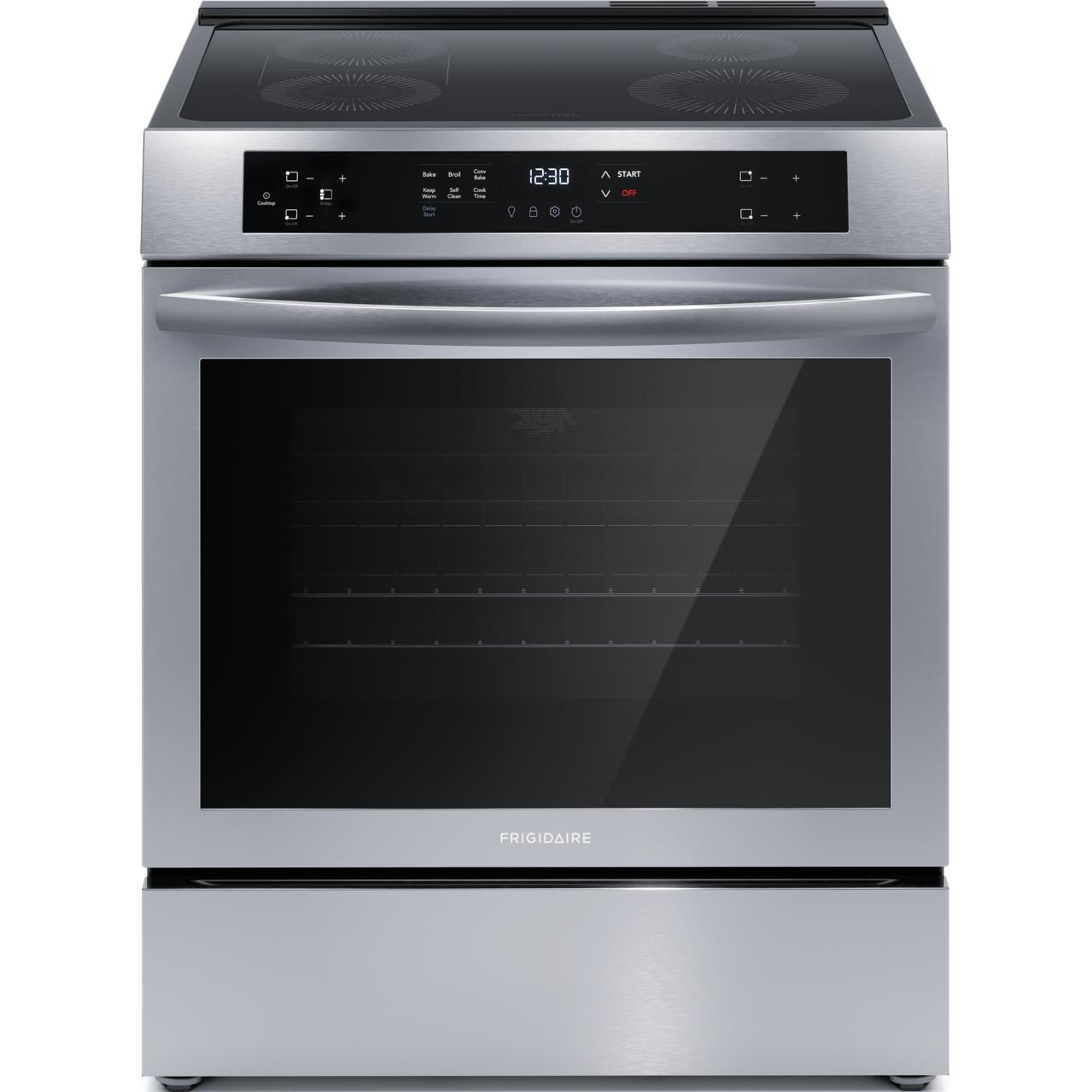 Frigidaire 30-inch Freestanding Induction Range with Convection Technology FCFI308CAS