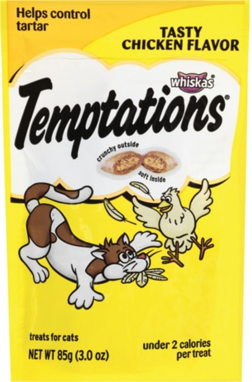 Whiskas Temptations Tasty Chicken Flavor Cat Treats