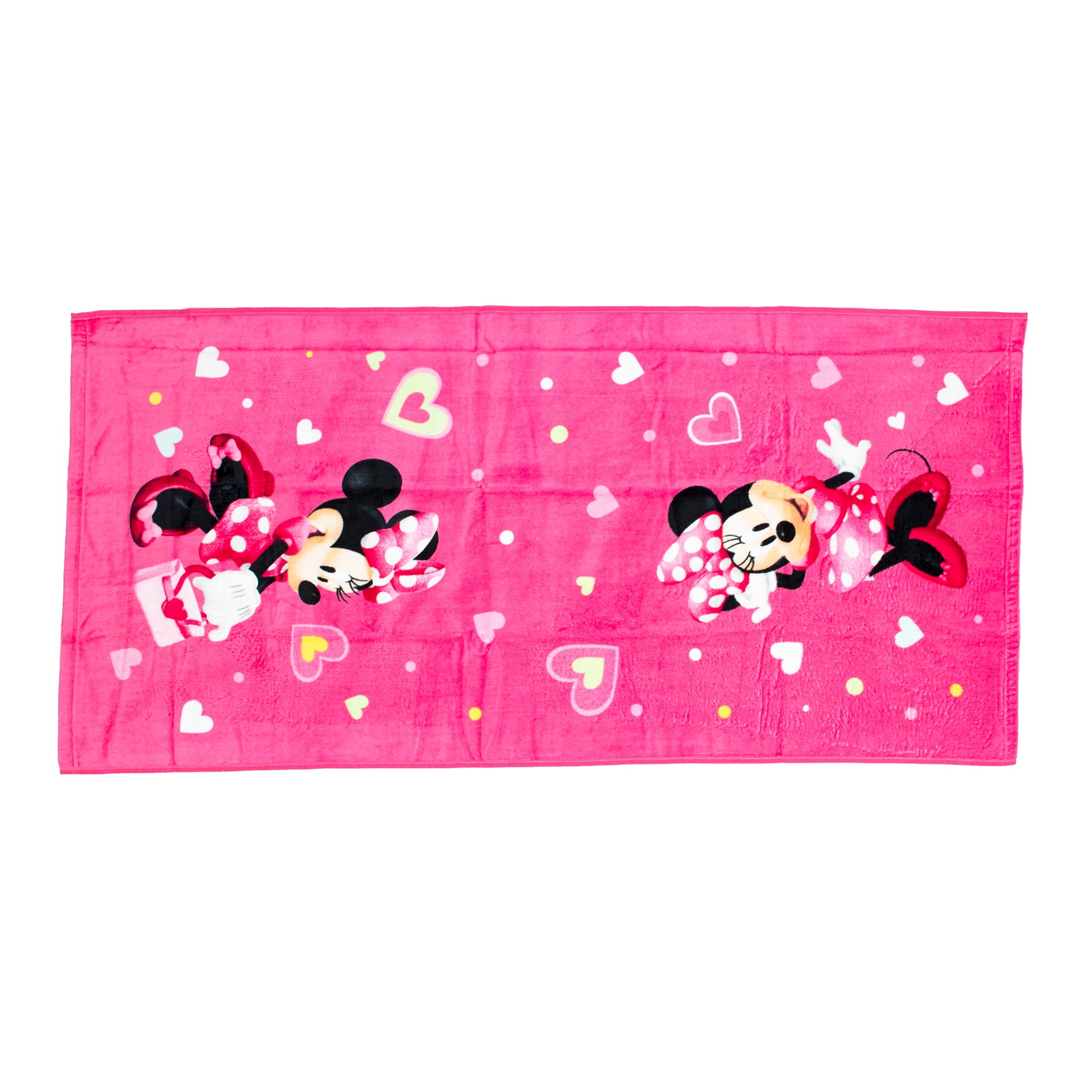 Minnie Mouse Kids Cotton 2 Piece Towel and Washcloth Set