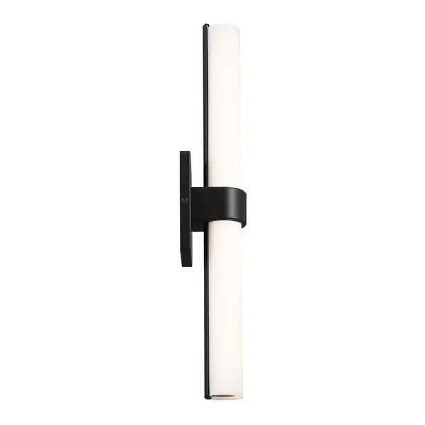 Kichler Lighting Elan Izza 25.5 in. 1-Light Matte Black Integrated LED Vanity Light