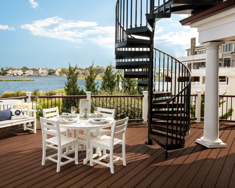 Monterey Bay 5 Piece Dining Set   Beach Style   Outdoor Dining Sets   by POLYWOOD  Houzz