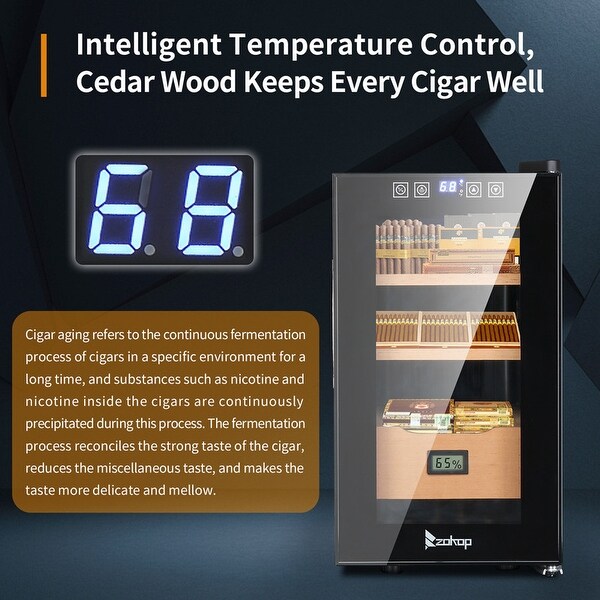 150 Cigar Cooler Humidor with Hygrometer