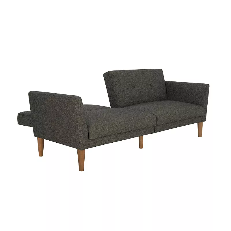 Novogratz Regal Linen Convertible Sofa Futon