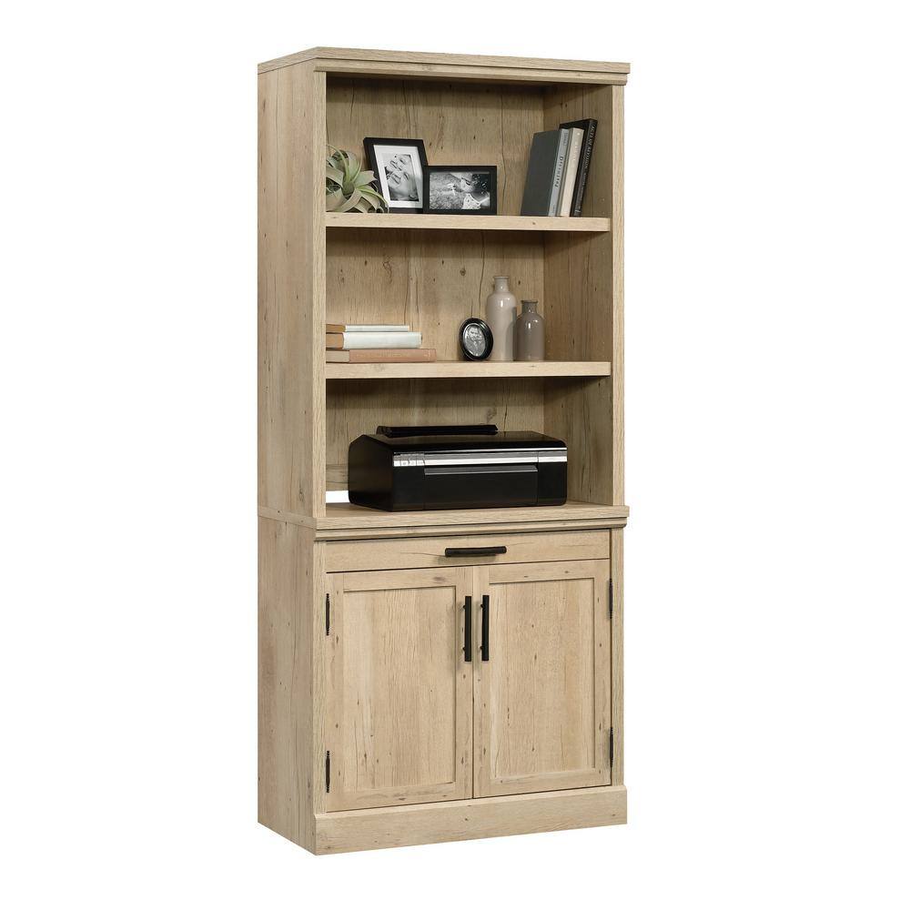 SAUDER Aspen Post 41.339 in. H Prime Oak Library Hutch 427017