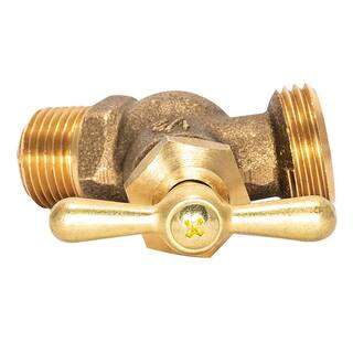 EZ-FLO 12 in. MIP x MHT Brass No Kink Hose Bibb 20205