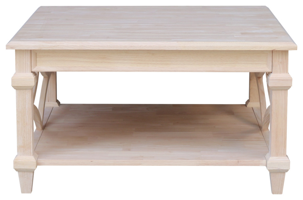 Josephine Square Coffee Table   Traditional   Coffee Tables   by International Concepts  Houzz