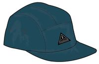 Fixie Recycled 5 Panel Cap - Blue Coral