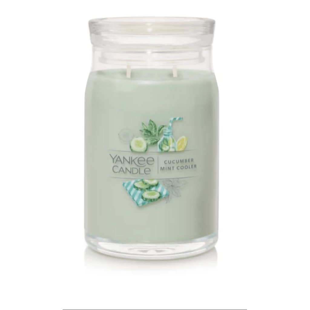 Yankee Candle  Signature Large Jar Candle In Cucumber Mint Cooler