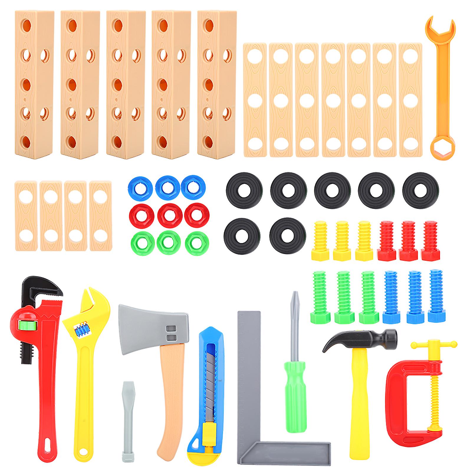 Child Diy Assemble Simulated Repair Tools Screw Nut Early Educational Toy