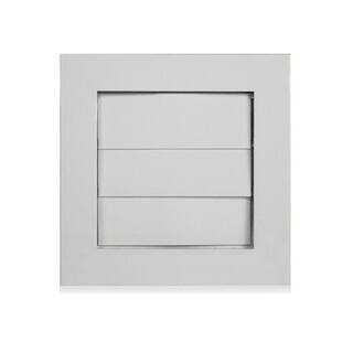 Architectural Grille 6.25 in. x 6.25 in. AG Dryer Aluminum Vent Cover in White Gloss DV - White Gloss