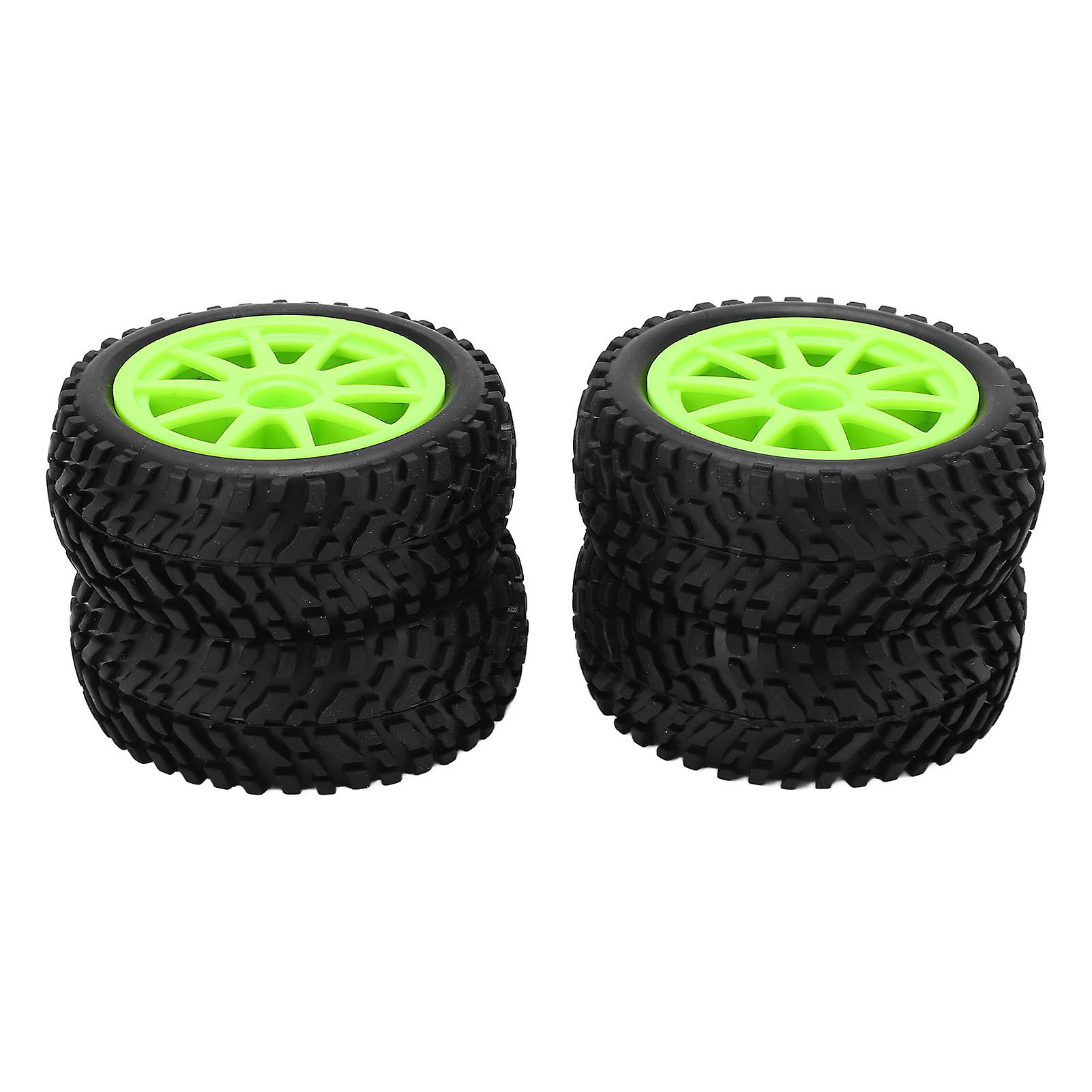 4pcs 75mm Tire With 1/16 Pull Tire For Wltoys 144001 1/14 Remote Control Car Upgrade Parts