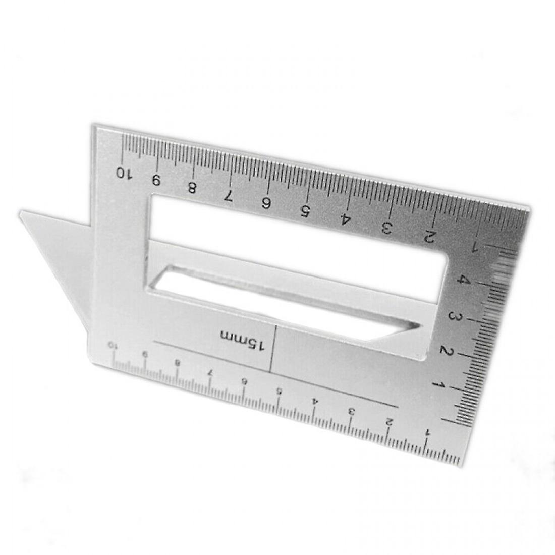 Multifunctional 45/90 Degree Square Angle Ruler Gauge Measuring Woodworking Tool