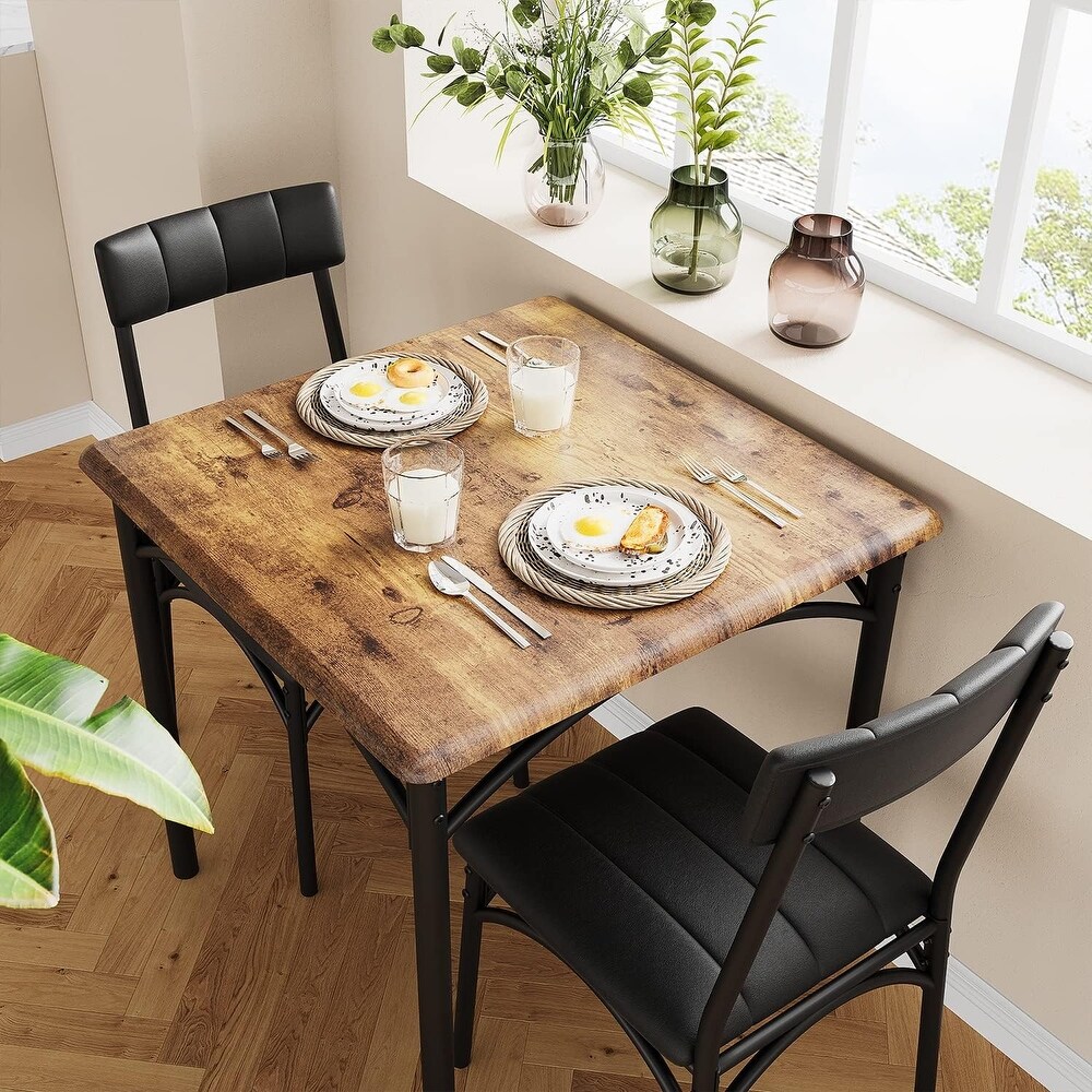 3 Piece Dining Table Set for 2