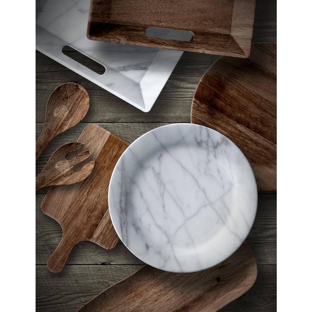 TarHong Carrara Handle Melamine Serve Tray PTU0193RSTLG