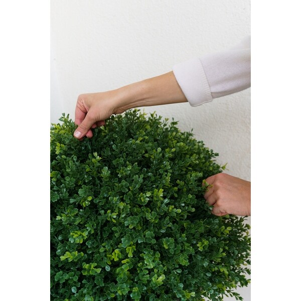 Faux Boxwood Topiary