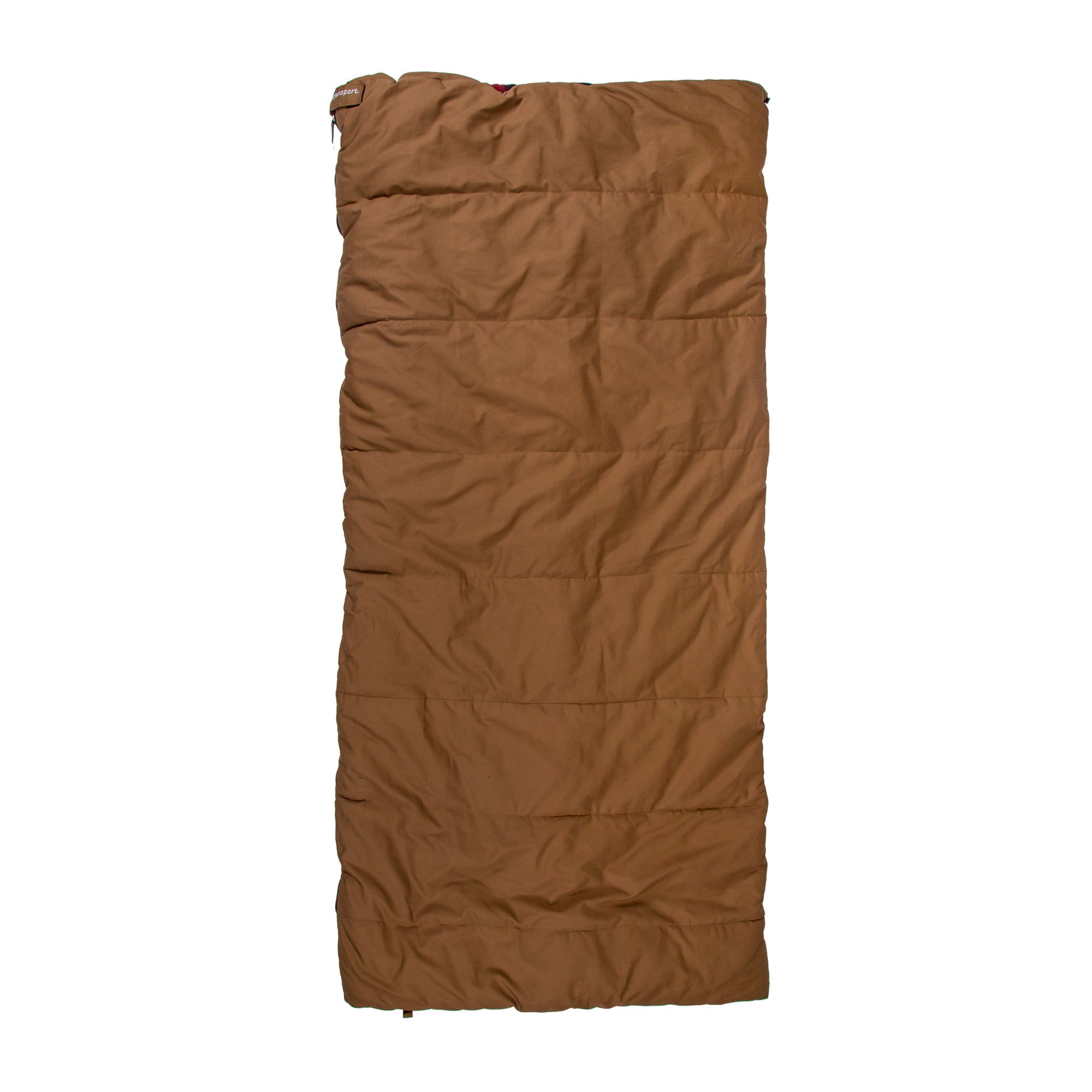 Stansport 6 lbs. Grizzly Rectangular Brown Canvas Sleeping Bag -10°F