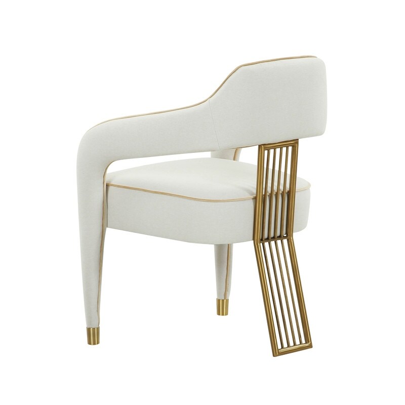 Corralis Cream Linen Dining Chair