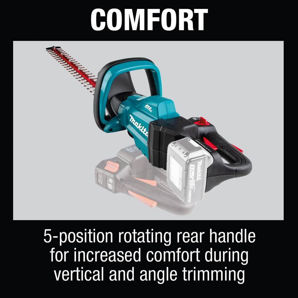 Makita 18V LXT Lithium-Ion Brushless Cordless 24 in. Hedge Trimmer (Tool Only) XHU07Z