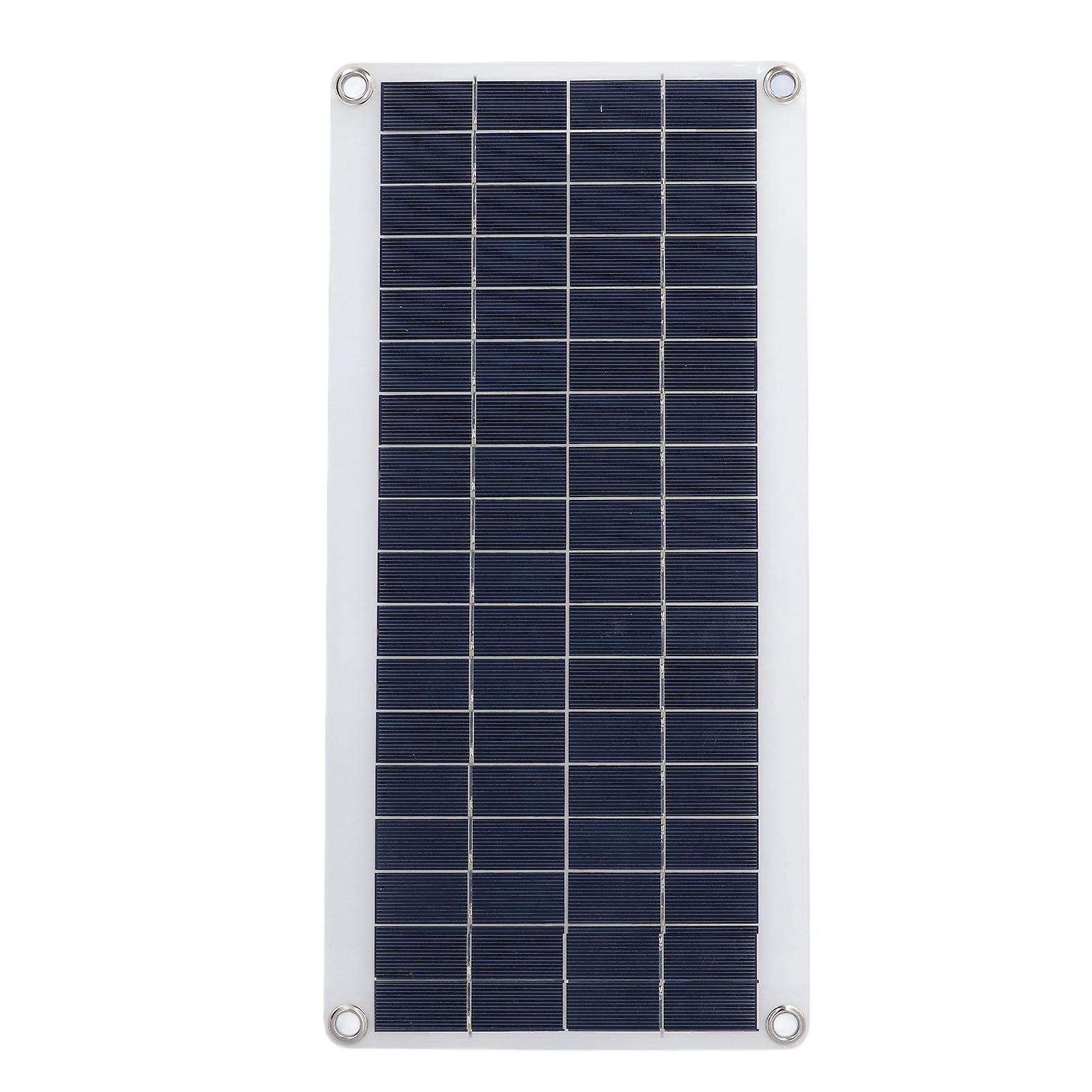 8w Solar Panel Kit Flexible Bendable Monocrystalline Portable Solar Battery Module For Ships Rv Home