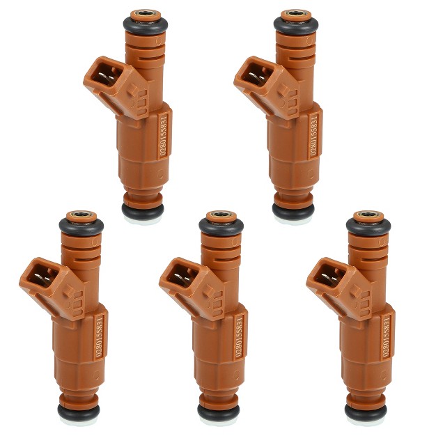 Unique Bargains 5 Pcs 0280155831 9186340 Car Petrol Fuel Injector Nozzle Replacement For Volvo C70 2 3l 2 4l 1998 2004